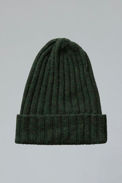Ribbed Beanie - Green Envy