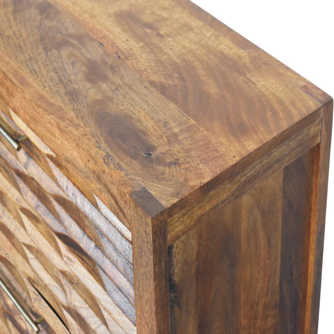 Artisan Furniture Solid Wood Amber Wavefront