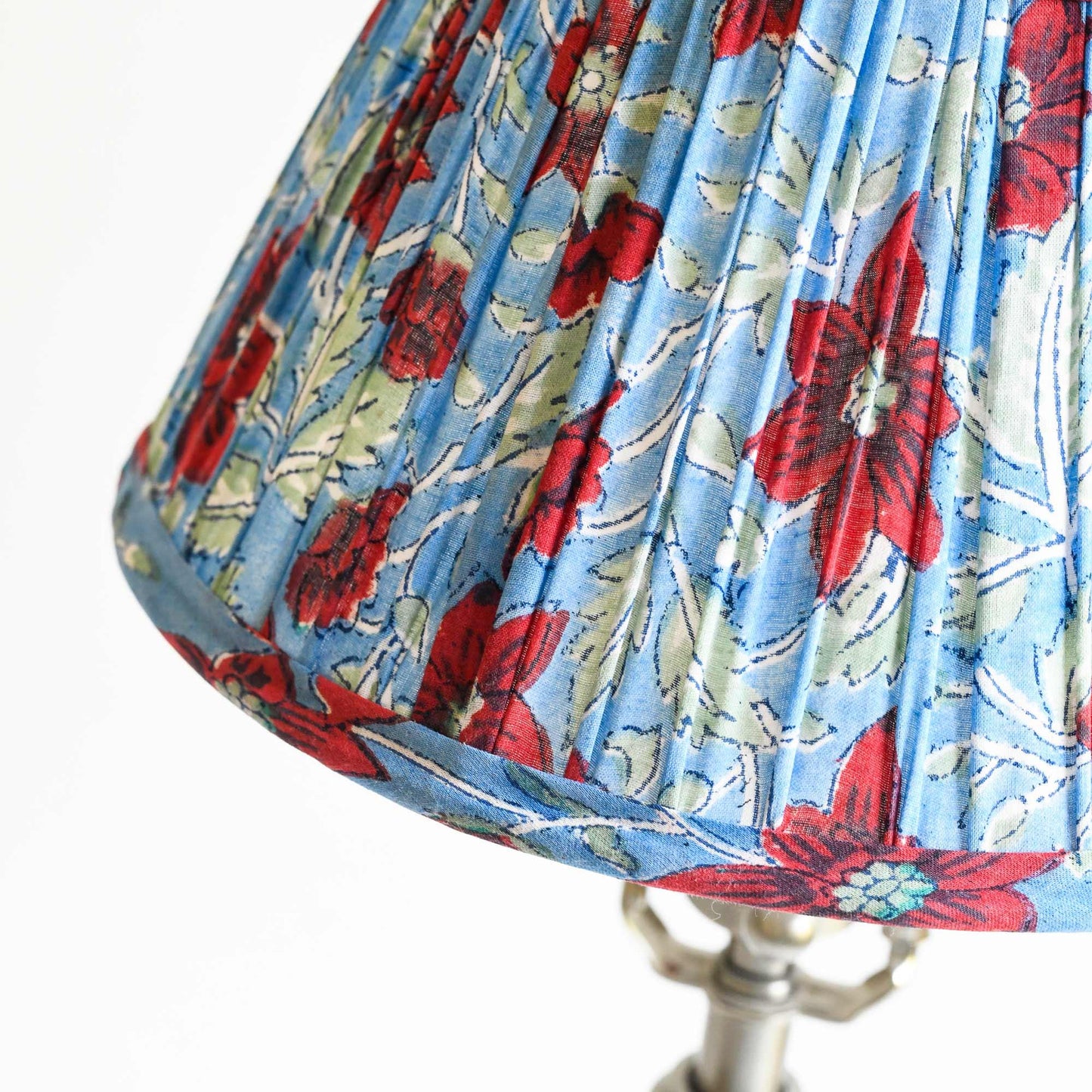 Pleated Lampshade in Geraldine Print