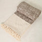 Earthy Brown Cotton Bed Cover (92'' x 102'')