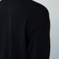 CREW NECK BOXY PULLOVER - BLACK