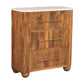 Artisan Furniture Solid Wood Beaumont Marble Bedside