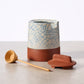 Ciya Blue Crackle Honey Pot