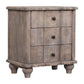 Solid Wood Beaumont Curved Nightstand