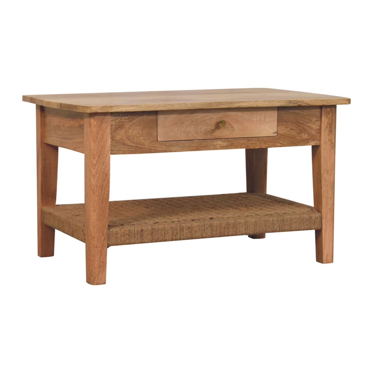 Solid Wood Rope Coffee Table