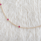 July Birthstone Bracelet:  Ruby
