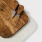 Marble and Acacia Wood Cutting Board, Set of 2