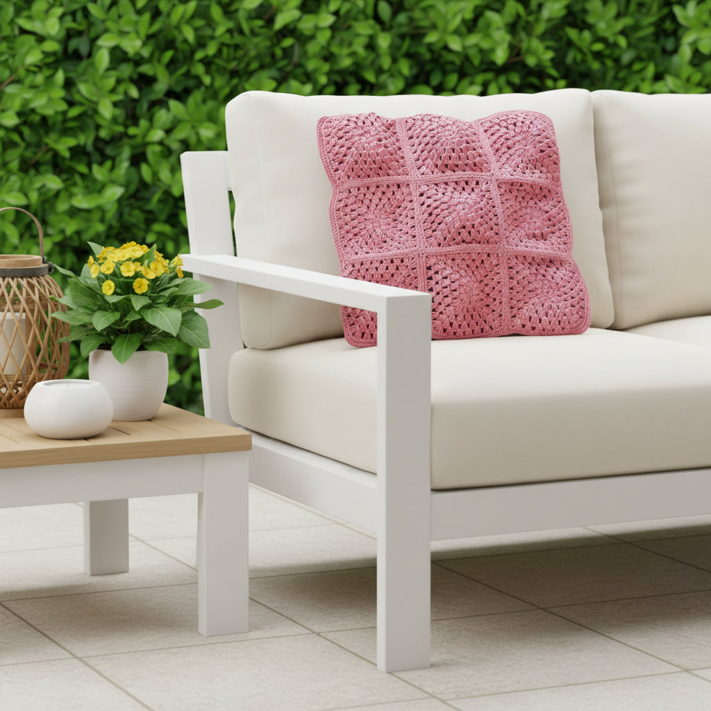 Raffia Cushion