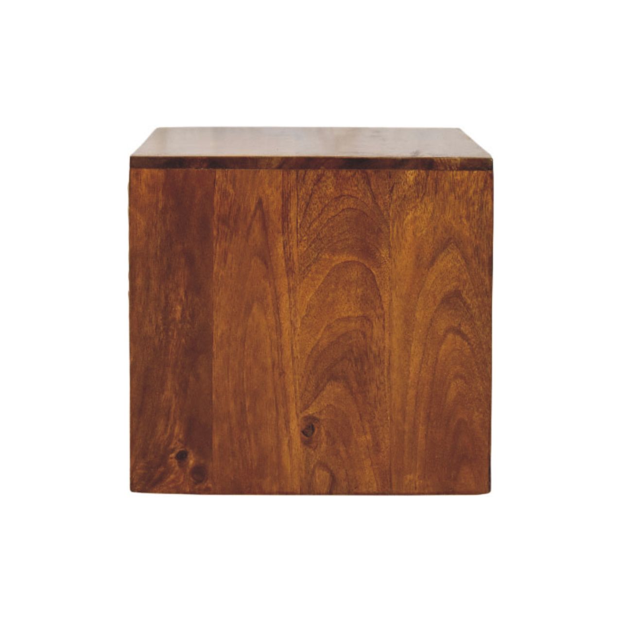 Solid Wood Sunburst Wall-Mounted Bedside