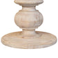 Solid Wood The Bellis Marble Accent Table