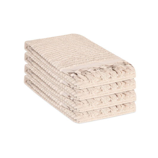 Ribbed Loom Terry Hand Towel Bundle