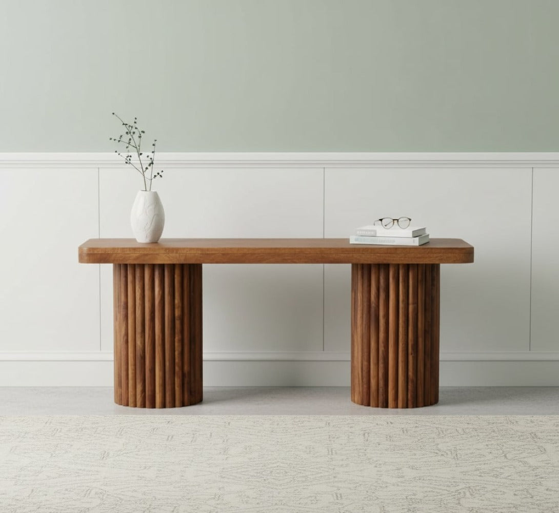 Artisan Furniture Solid Wood Astoria Fluted Bench