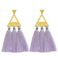Trío Tassel Earring - Lavender