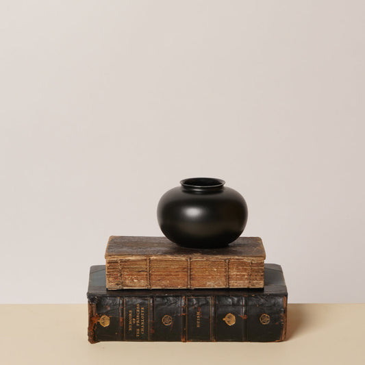 Semi-Matte Porcelain Mini Apple Vase