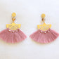 Luna Tassel Earring - Rose
