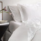Classic Percale Embroidered Duvet Cover