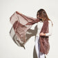 Auro Cinnabar Handwoven Linen Scarf