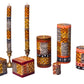 Animal Print Painted Candles