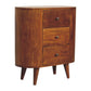 Solid Wood Mini Chestnut Cabinet