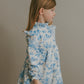 Aoki Dress-Blue Toile | Long Sleeve
