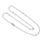 Silver Delicate Long Layering Necklace