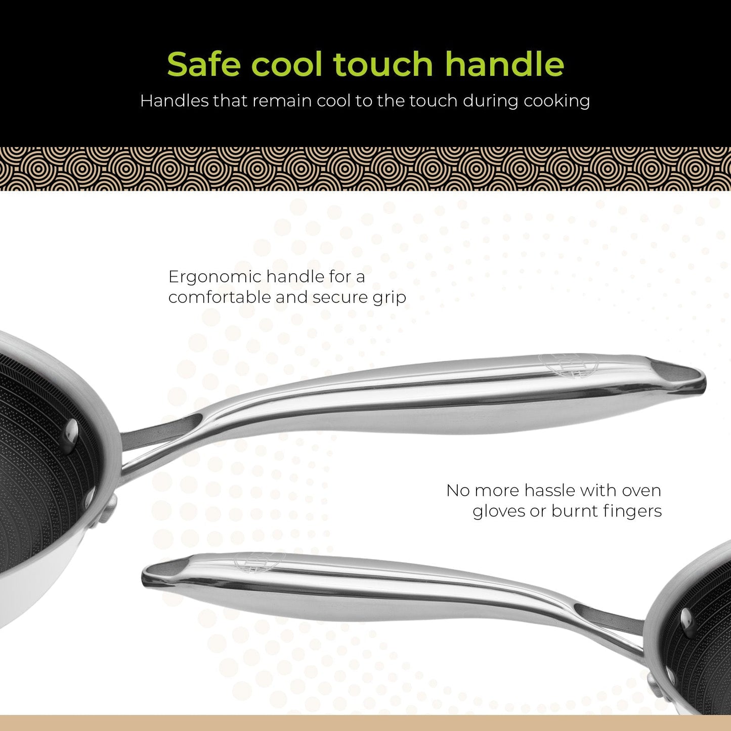 BE | LIVING CIRCLAD Series - 2 pcs Frying Pan Set  26 cm + 30 cm