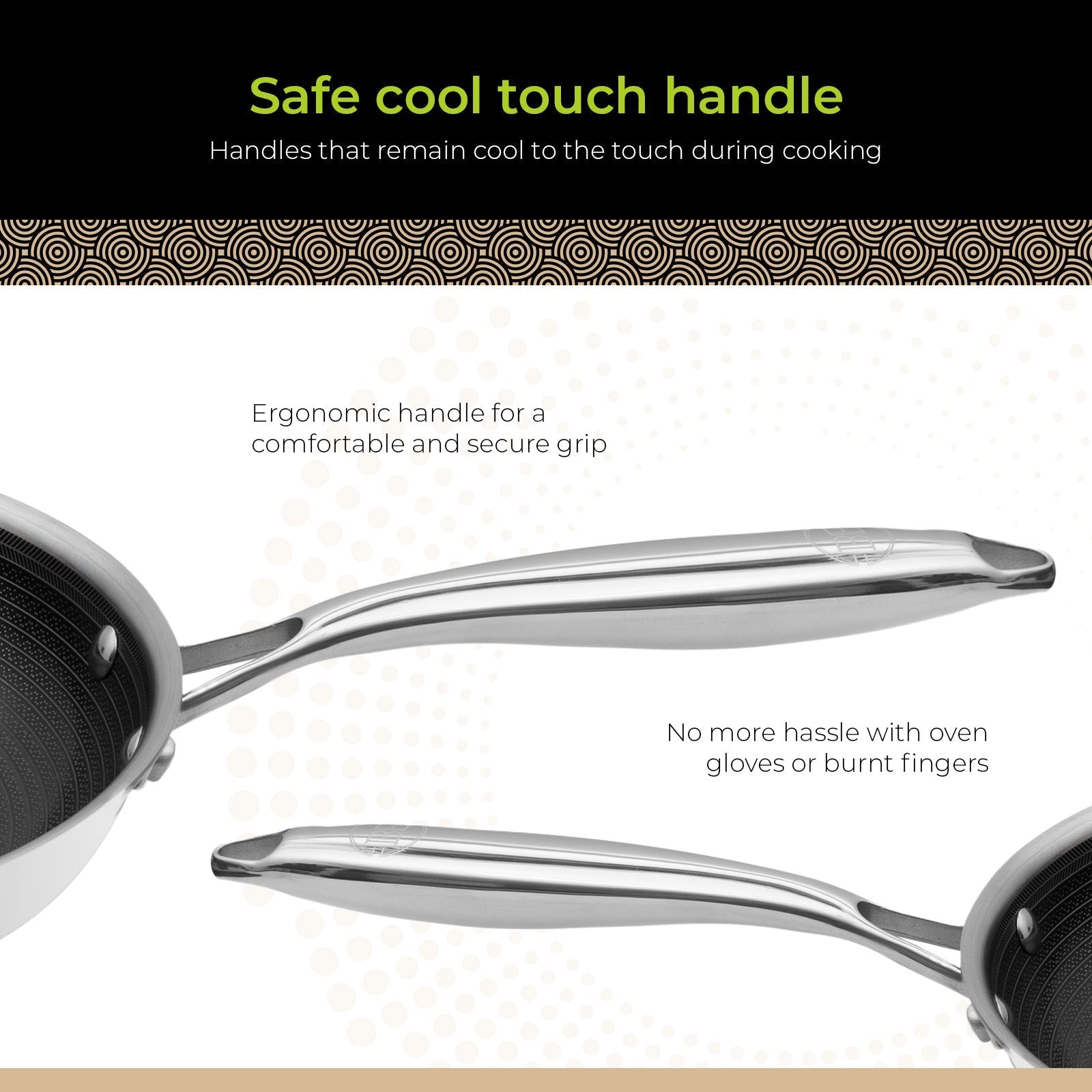 BE | LIVING CIRCLAD Series - 2 pcs Frying Pan Set  26 cm + 30 cm