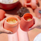 terra + peach | fegg | silicone unbreakable glasses