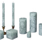 Henna Duck Egg Painted Candles