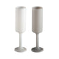 blanc + dove | seff | silicone unbreakable champagne flute