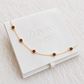 January Birthstone Bracelet — Garnet