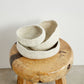 Natural White Hand Felted Nesting Bowls