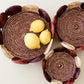 S/3 Black and White Abaca Fruit Basket