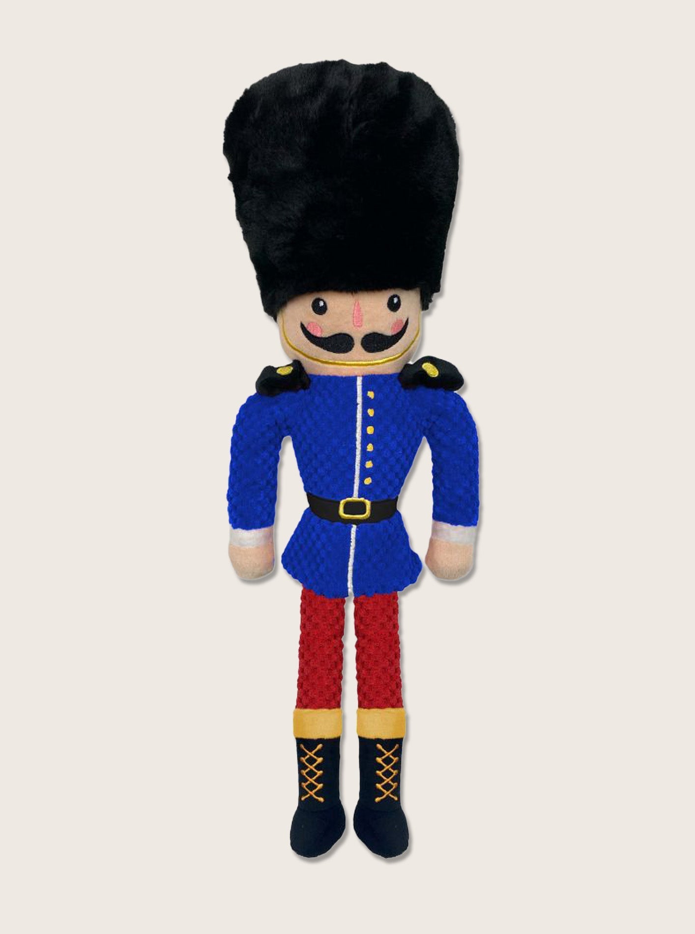 CHRISTMAS NUTCRACKER PLUSH DOG TOY