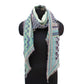 Bohemian Dream Wool Cotton Blend Scarf - Blue