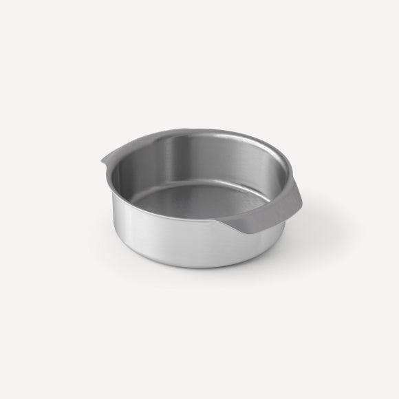 6-Inch Round Stainless Steel Pan - Oven & BBQ