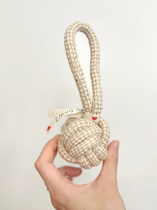 ROPE TUG BALL DOG TOY