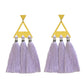 Trío Tassel Earring - Lavender