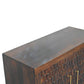 Solid Wood Vesta Textured Sideboard