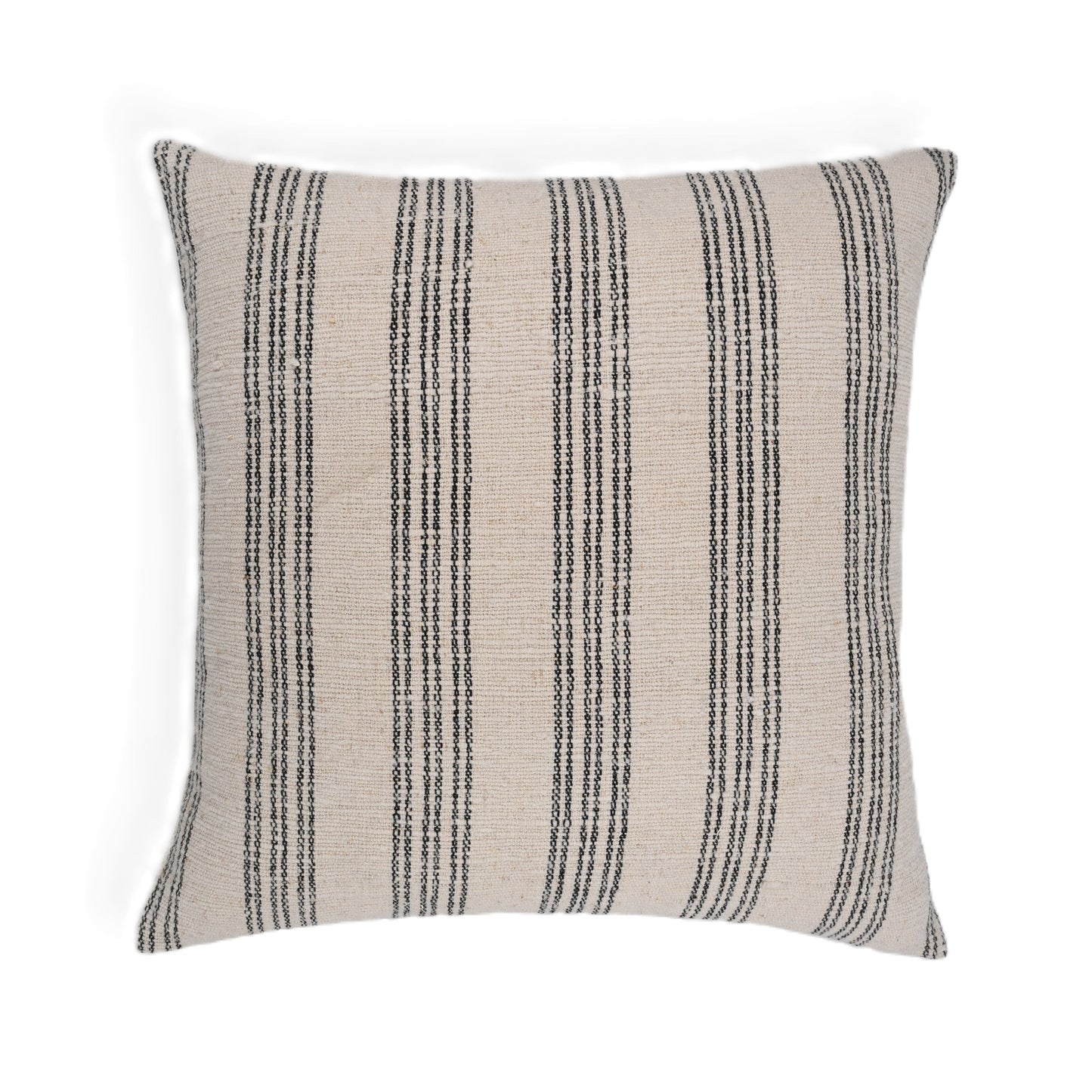 Natural Harmony Cotton Nettle Stripe Throw Pillow Cover
