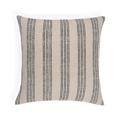 Natural Harmony Cotton Nettle Stripe Throw Pillow Cover