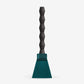 ZAI Teal Geometric Pillar Candle