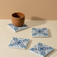 Malaga Patterned Marble Tiles Coasters |  Set of 4