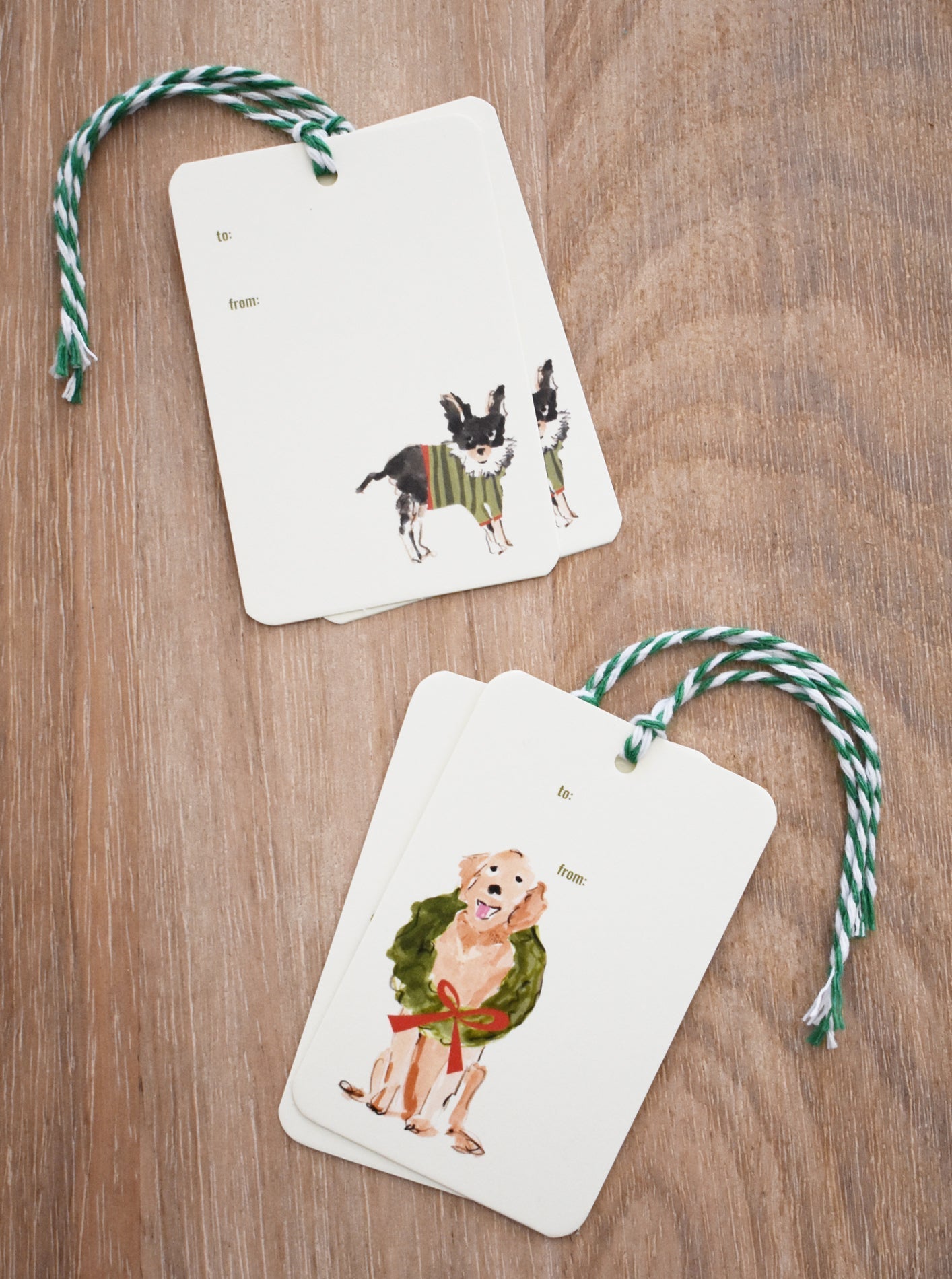 DOG GIFT TAGS