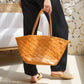 Oaklee Handwoven Leather Tote