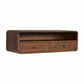 Solid Wood Floating Console