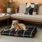Black Plaid Dog Bed | Dog Bed or Bed Cover