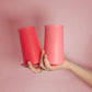 cherry + blush | stegg | silicone unbreakable highball glasses