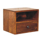 Solis 1-Drawer Chestnut Wall-Mounted Nightstand
