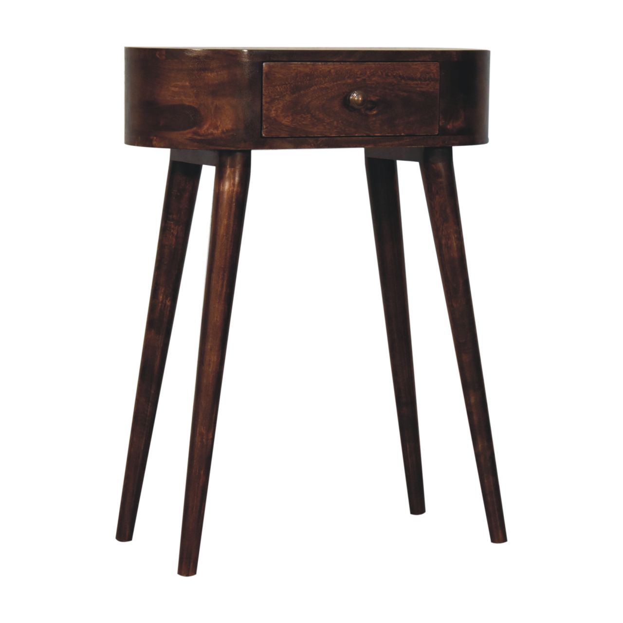 Solid Wood Mini Albion California Walnut Console